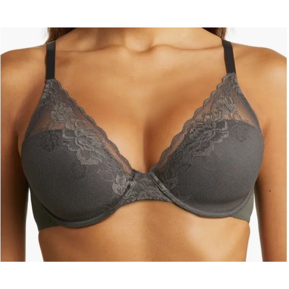 Natori bra 741258 Avail full fit convertible gray 34DD 34E - Picture 1 of 7